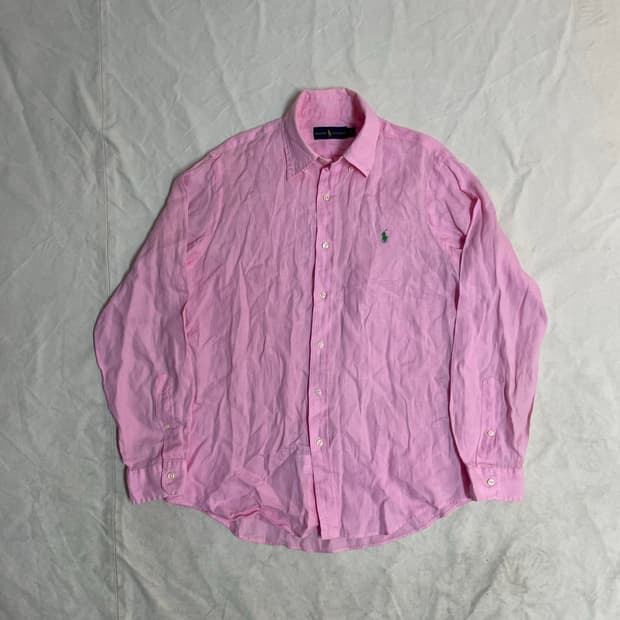 폴로 린넨 셔츠 