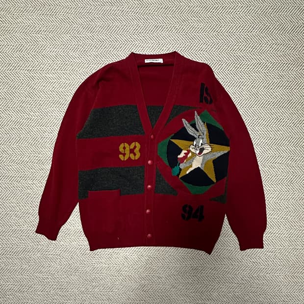 ICEBERG italy made bunny wool cardigan