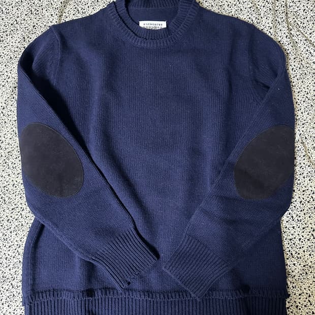 메종 마르지엘라 패치 니트 xl 판매