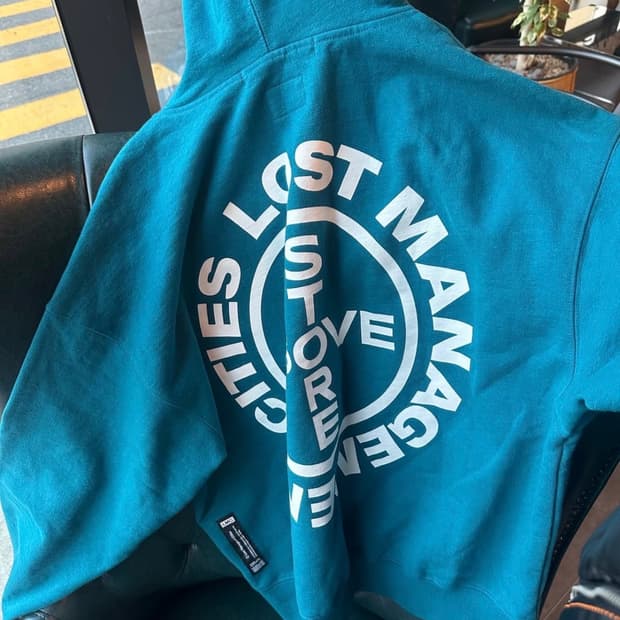 LMC X A6OVE 후드티 dk teal L