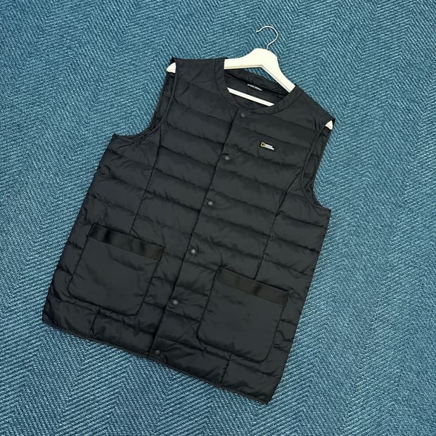 [L] 내셔널지오그래픽 조끼 패딩