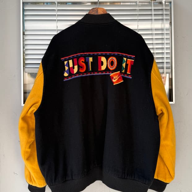 NIKE 90s wool varsity jacket