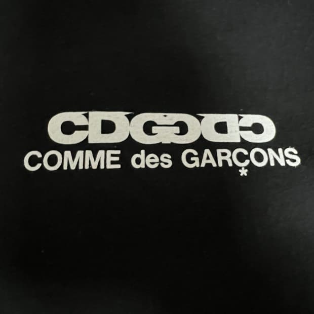(S) 꼼데가르송 cdg 스몰로고 오버사이즈 반팔 블랙