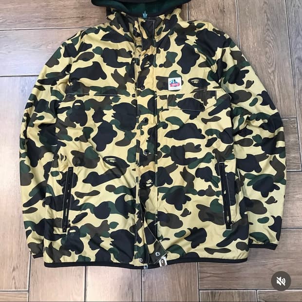 Bape Camouflage Reversible Windbreaker