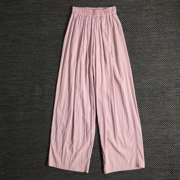 빈티지 나일론 우븐 와이드 트랙팬츠o 2869