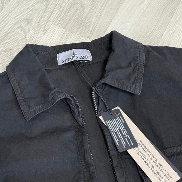 스톤아일랜드 오버셔츠 L 블랙 26ss 새상품