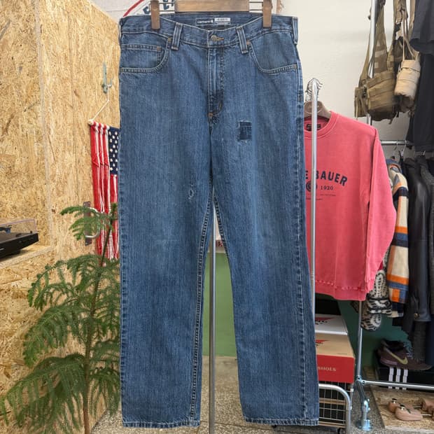 칼하트 릴렉스드핏 데님팬츠