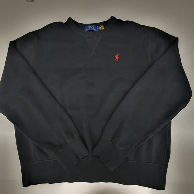 정품~폴로 랄프로렌 블랙 맨투맨