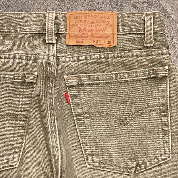 리바이스 90s USA메이드 550 29x30