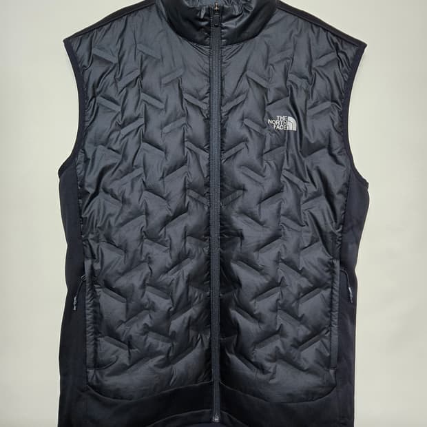 노스페이스 블랙 경량 구스패딩 조끼 2XL (110)