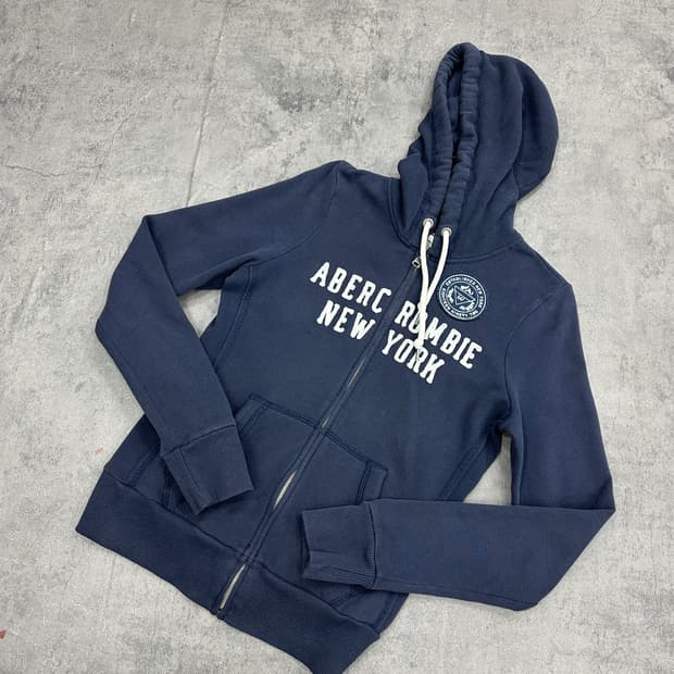 아베크롬비 후드집업 네이비M