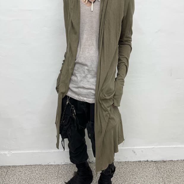 L.G.B dust veil long cardigan