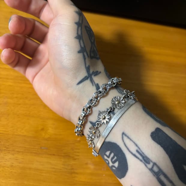 팬도럼주얼리 Daisy bracelet #2 은925