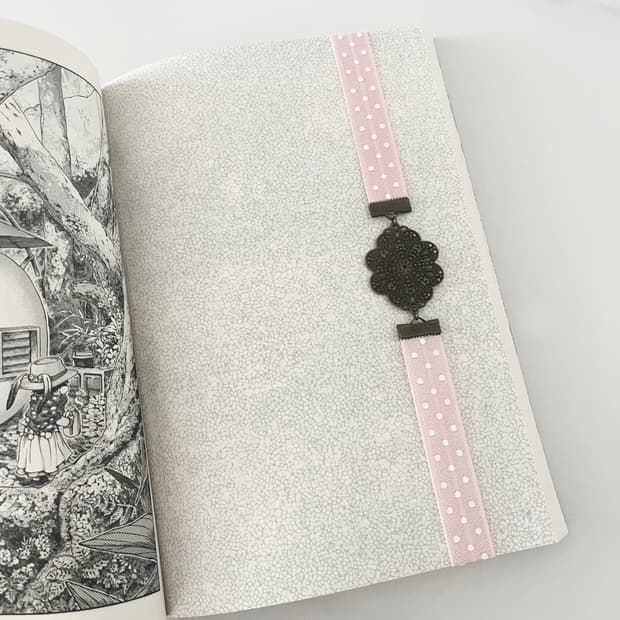 리본 펜던트 북밴드 ⊰antique charm⊱ book-band