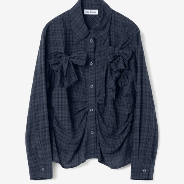 밀로 아카이브 리본 셔츠
