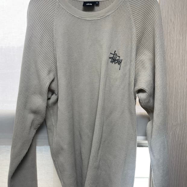 스투시 래글런 써멀 롱슬리브