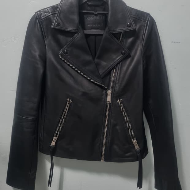 올세인츠 Allsaints 여성 가죽 점퍼