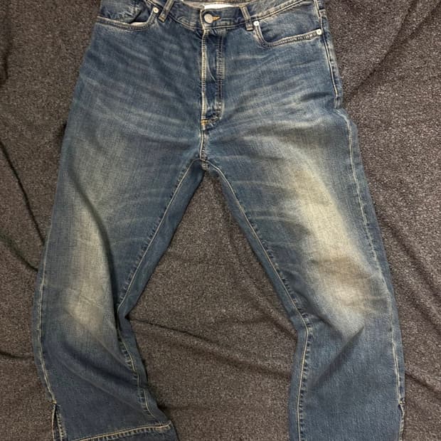 구해요) 17AW Cuffs Denim Pants