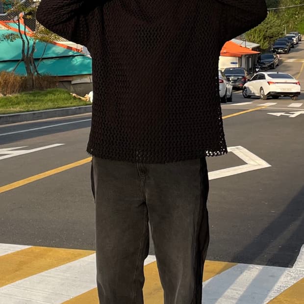 인세인 개러지 X 플랙 흑청바지