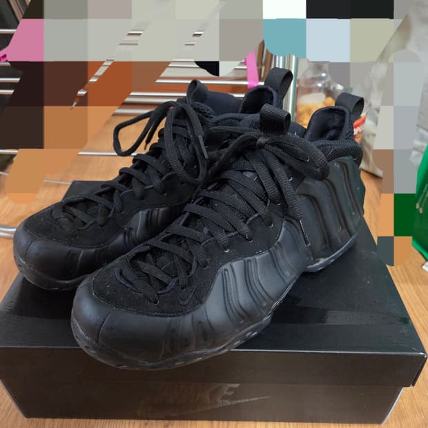 나이키 폼포짓 블랙 270