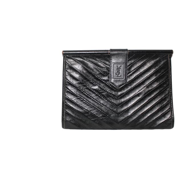 YSL 입생로랑 레더 클러치백