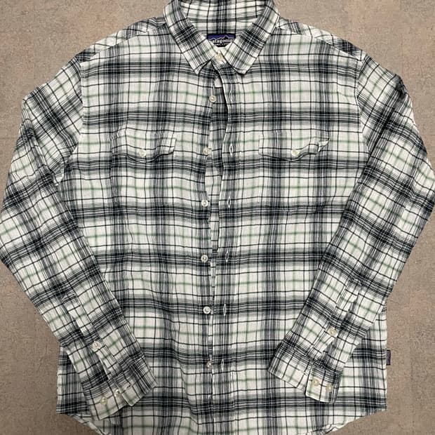 파타고니아 옴브레 체크 벅샷 셔츠 patagonia