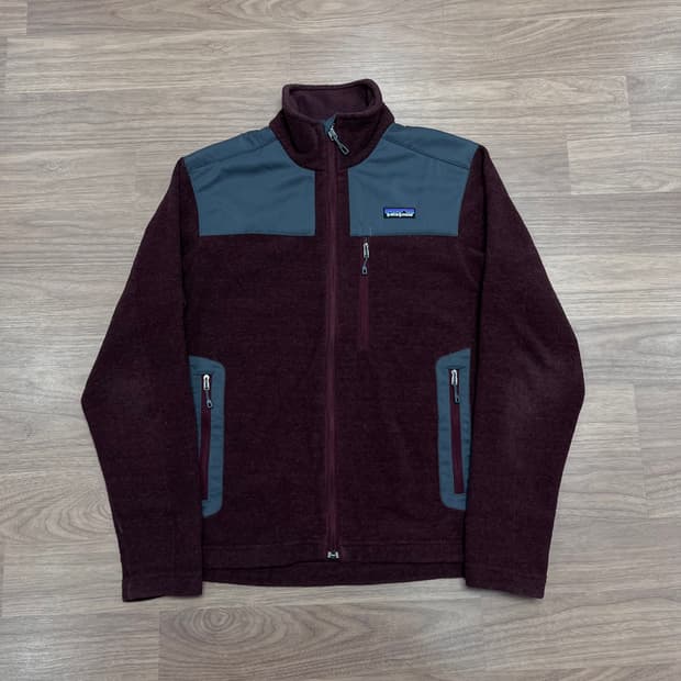 100 파타고니아 버건디 플리스 자켓
