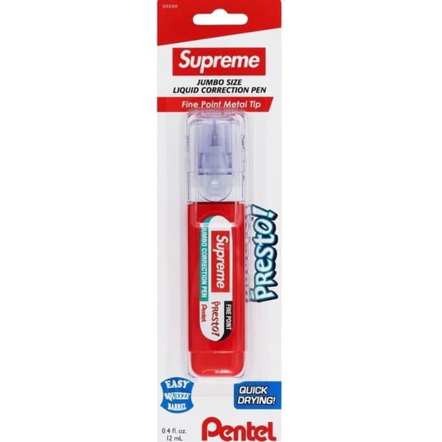 슈프림 23ss 펜텔 프레스토 커렉션 펜