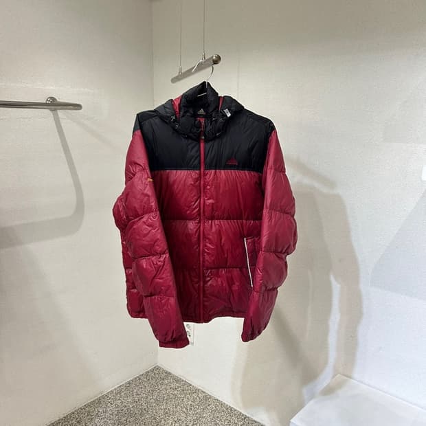 아디다스 구스다운 후드패딩