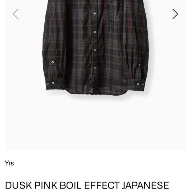 이얼즈어고 포이카 체크셔츠 다이드핑크 1사이즈 판매