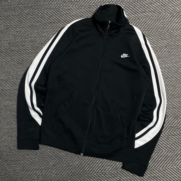 00s 나이키 올드스쿨 트랙탑 져지 블랙y 5127