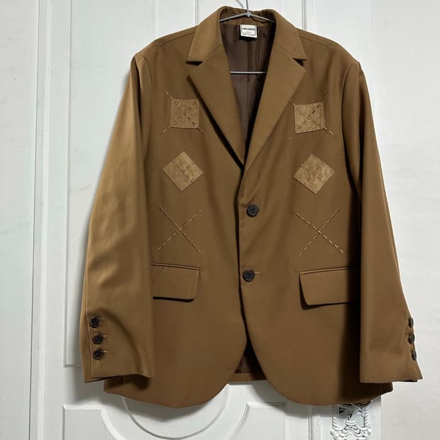 어널로이드 아가일 포인트 자켓