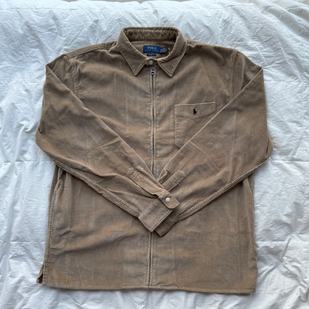 폴로랄프로렌 코듀로이 셔츠 자켓 베이지