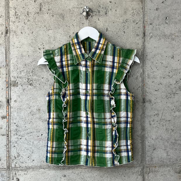 Hysteric Glamour 히스테릭글래머 프릴 셔츠