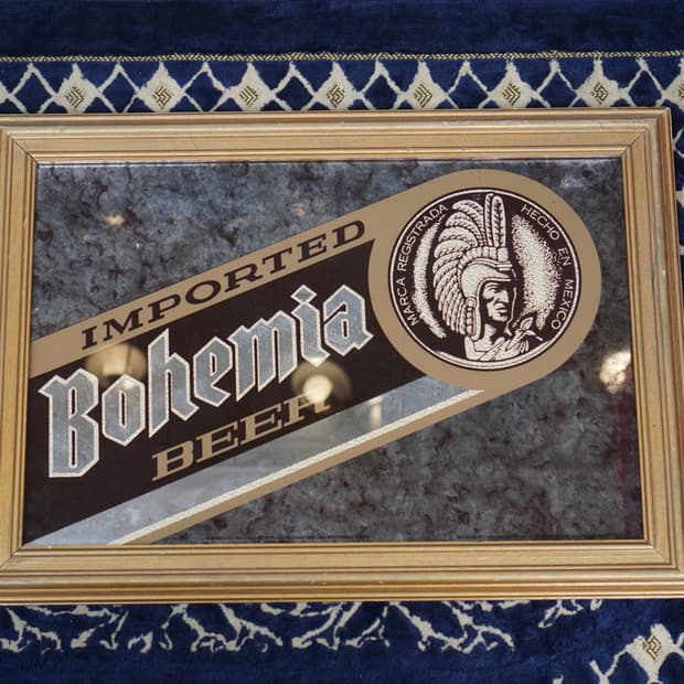 빈티지 소품 Bohemia Pub Bar 거울액자