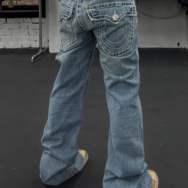 트루릴리전 슈퍼티 데님팬츠