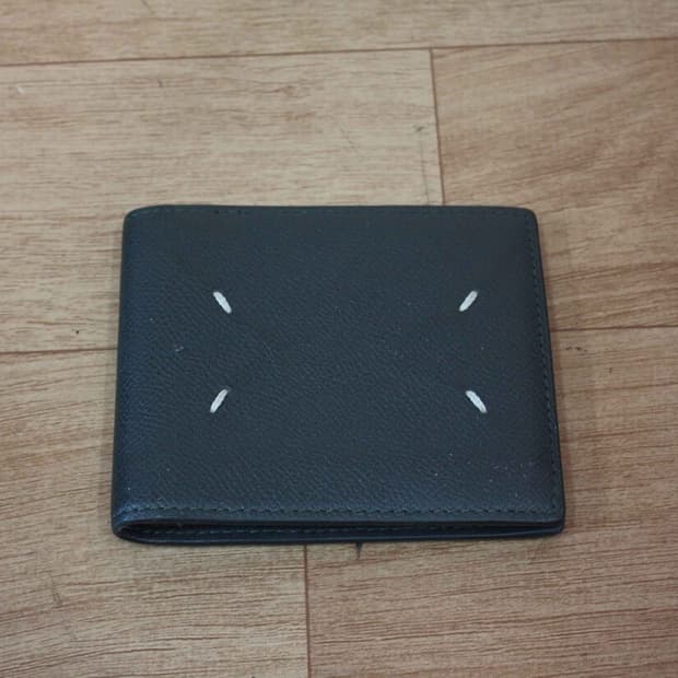 Z-1157/메종마르지엘라 정품 남성용 4스티치 가죽 반지갑