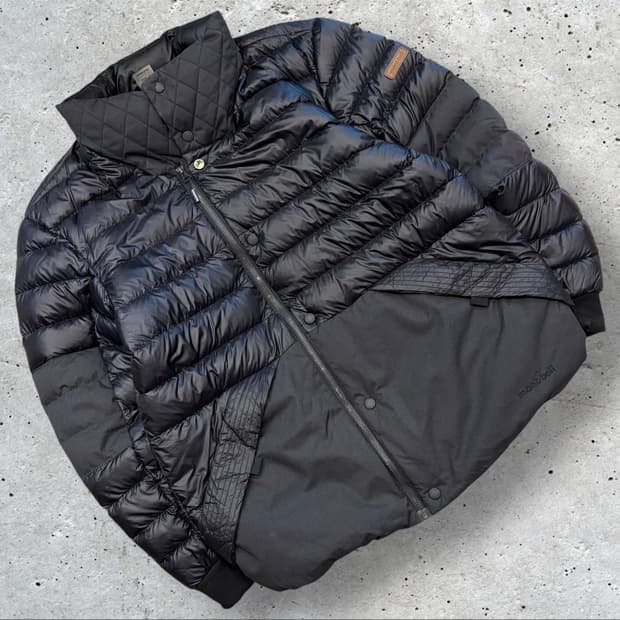 [XL] 몽벨 클래스 다운 블랙 경량 패딩 자켓 B964