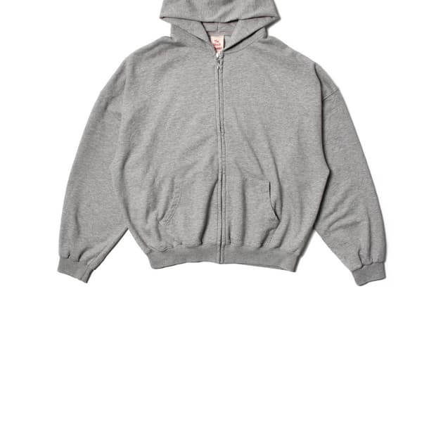 더뤡코즈 데이 후드집업 멜란지 1사이즈