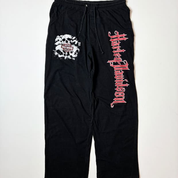 할리데이비슨 로고 파자마 코튼 팬츠 PN9508