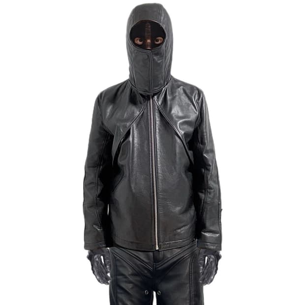 FLANEUR 닌자 스쿠다이버 바라클라바 카우레더자켓