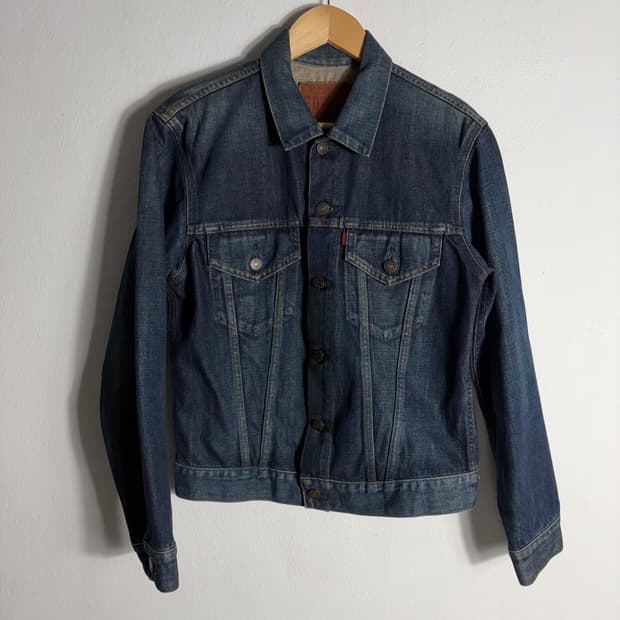 에드윈 5035 클래식 데님 트러커 자켓(M)