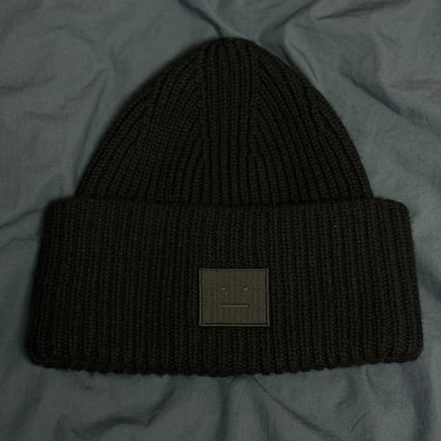 아크네 스튜디오 비니 블랙