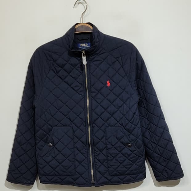 (M) 랄프로렌 폴로 퀼팅자켓 네이비 누빔점퍼 