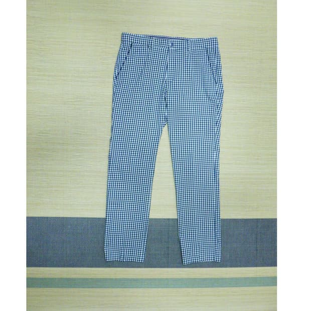 (34인치) 삼성물산 빈폴골프 깅엄 체크 남성 팬츠