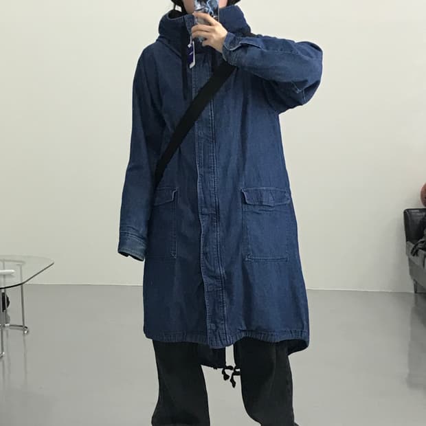 JPN 데님 야상 자켓