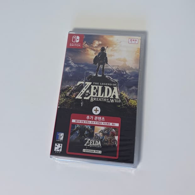 닌텐도 스위치 젤다의 전설 야생의 숨결 익스팬션 패스 합본 미개봉