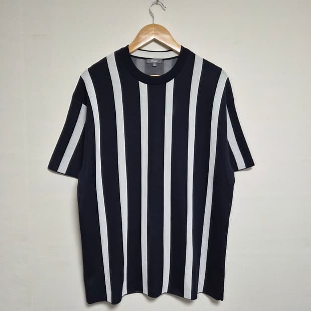 알레그리Allegri 스트라이프 니트 반팔 L사이즈 - T67