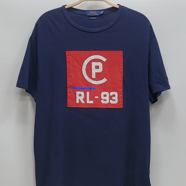 POLO 폴로 랄프로렌 CP-93 아카이브 반팔 셔츠 / 남 L 네이비
