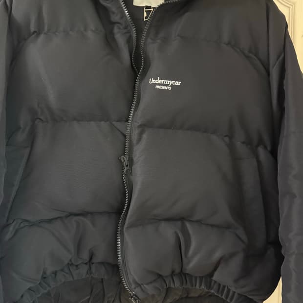 언더마이카 무1.5 크롭패딩